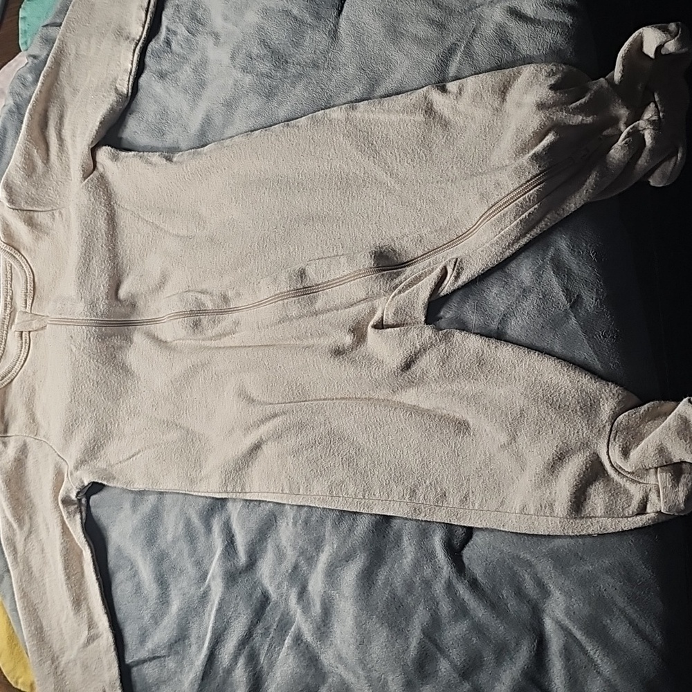E One piece sweat suit Onesy size 6- 9 months of age available
